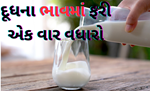 મોંઘવારી લોકોને ફરી એક વખત આંચકો આપ્યો, દૂધના ભાવમાં ફરી કરાયો વધારો