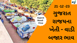Mandi Bazar Price :  જાણો શું છે આજના ખેતી વાડી ઉત્તપન બજારના ભાવ  