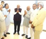 મુખ્યપ્રધાન ભુપેન્દ્ર પટેલને મળવા પહોંચ્યા કિસાન સંઘના મુખ્ય હોદ્દેદારો