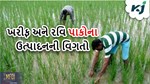 ચાલૂ વર્ષે ખરીફ અને રવિ પાકોનું કેટલો રહેશે ઉત્પાદન, એસએએસએ એક અહેવાલમાં જણાવ્યું